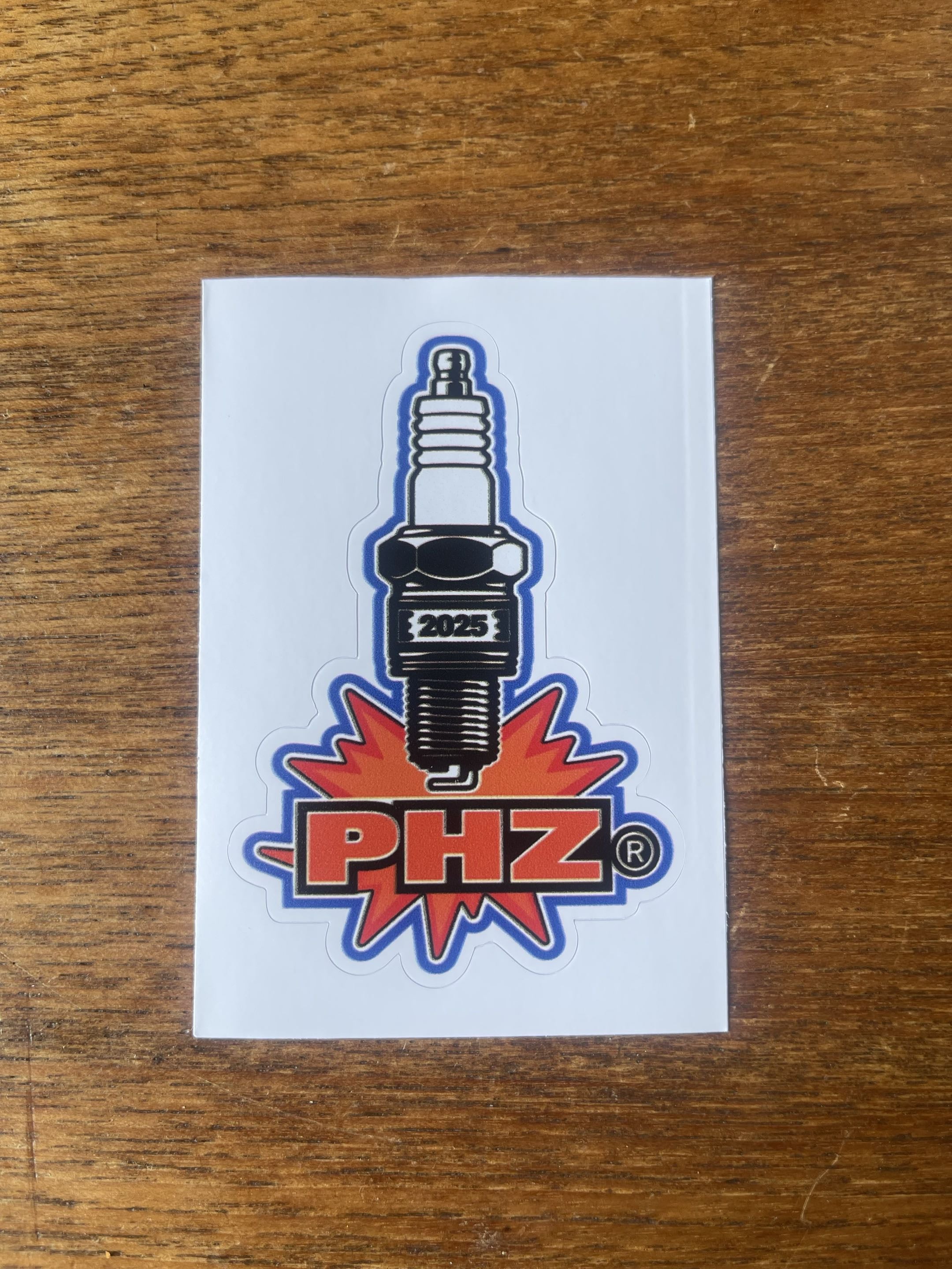 Spark Plug Sticker